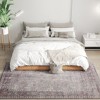HOMCOM Machine Washable Area Rug, Non-Slip Traditional Flower Print Floor Carpet for Living Room, Bedroom, Dining Room - 2 of 4