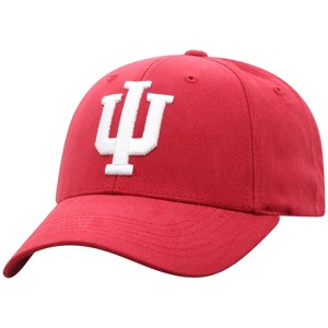 NCAA Indiana Hoosiers Structured Brushed Cotton Vapor Ballcap: Adjustable Adult Hat - 1 of 4