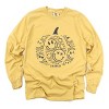 Simply Sage Market S.W.Smiley Pumpkin Outline Garment Dyed Long Sleeve - 2 of 4