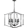 Capital Lighting Bentley 6 - Light Chandelier in  Black Iron - 4 of 4