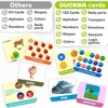 QUOKKA Flash Cards for Kids - 60/120/260 Cards ABC, Numbers & Animals, Colors, Fruits, Cars & Body Learning - 2 of 4