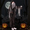 NAYSAYE Party Decoration and Accessories Halloween Reaper Figurine with Interactive Motion for Home and Garden, Multicolor, 102"*36"*102" - 2 of 4