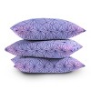 16"x16" Hello Sayang Geo Winter Square Throw Pillow Purple - Deny Designs - 3 of 3