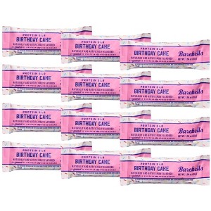 Barebells Protein Bar Birthday Cake - Case of 12/1.94 oz - 1 of 4