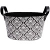The Lakeside Collection Catch-All Baskets - Black Damask - 3 of 4