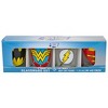 Adult DC Comics Sketch Logo 4pc Shot Glass Set - 2 of 4