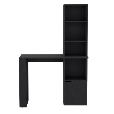 Vynxaria 4-Tier Shelving Cabinet Storage for Productive Study Work Zones