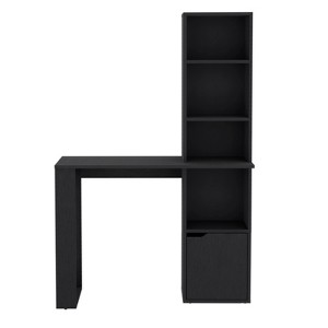Vynxaria 4-Tier Shelving Cabinet Storage for Productive Study Work Zones - 1 of 4