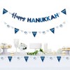 Big Dot of Happiness Hanukkah Menorah - Chanukah Holiday Party Letter Banner Decoration - 36 Banner Cutouts and Happy Hanukkah Banner Letters - 2 of 4
