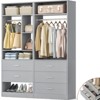 Besiost 48" Closet System with 5 Wood Drawers - 2 of 4