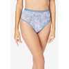 Comfort Choice Women's Plus Size Hi-Cut Cotton Brief 5-Pack - 3 of 4