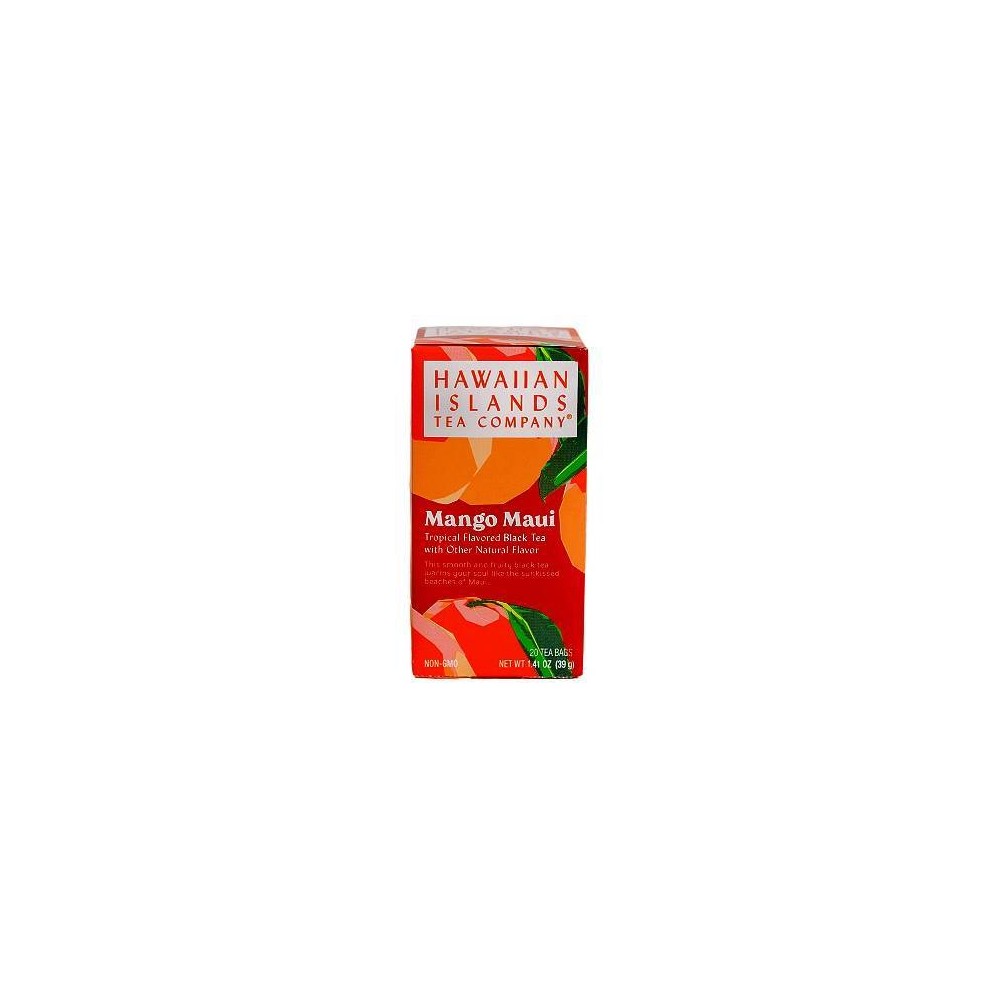 Hawaiian Islands Tea Company Mango Maui Black Tea - 20ct