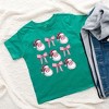 The Juniper Shop Coquette Santa Chart Toddler Short Sleeve Tee - 2 of 3
