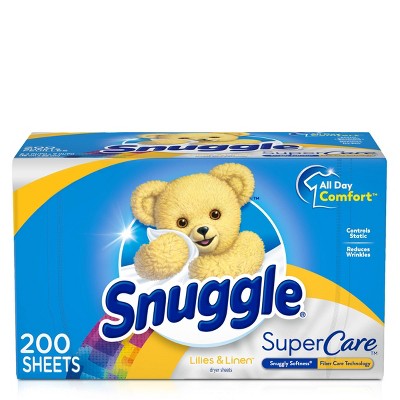Snuggle Supercare Lilies & Linen Dryer Sheets - 200ct