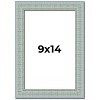 PosterPalooza | Photo Size Refined Blue Picture Frame - UV Acrylic, Foam Board Backing, Hanging Hardware - 2 of 4