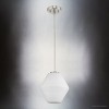 Urban Ambiance Luxury Mid-Century Modern Indoor Pendant,  11-1/2''H x 10"W x 10''D,  Brushed Nickel Finish, UHP4522 - 4 of 4