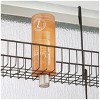mDesign Wide Metal Over Door Hanging Shower Caddy, 2 Hooks and Baskets - Bronze - 3 of 4