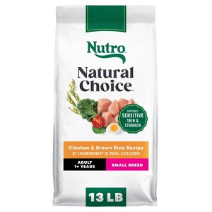 Nutro Wholesome Nutrition Natural Choice Essentials Chicken, Brown Rice and Sweet Potato Flavor Small Breed Adult Dry Dog Food - 1 of 4
