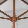 Velop 7.5 Ft Square Wooden Pulley Market Umbrella - PAT8409 - Safavieh - 3 of 3