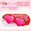 Joyfy 28 Packs Valentine Heart Sunglasses with Cards, Kids Classroom Exchange Gifts, Holiday Prizes & Party Favors in Vibrant Colors - 4 of 4