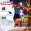HOMDOX 3.4 × 2 × 8 FT Hanging Inflatable Outdoor Christmas Decoration Fun Inflatable Reindeer with Climbing Santa and Gift Bag for Xmas In/Outdoor - 4 of 4