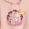 Women's - Hey Arnold! - Valentine's I Love You Cropped Graphic Hoodie - 2 of 3