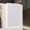 Famapy White Corner Reception Desk Display Counter Table with Tempered Glass - 4 of 4