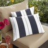 2pk Sorra Home Sunbrella Knife Edge Indoor Outdoor Throw Pillow Sets - 2 of 4