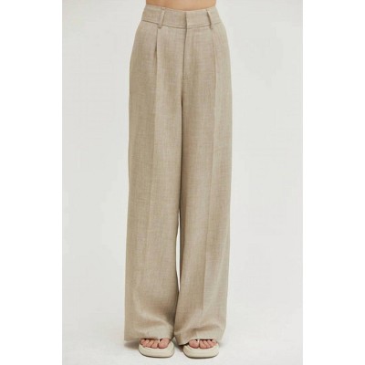Women's Pleat Front Trouser - CRESCENT