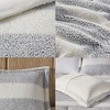 Okak All Size 3-Piece Imitation Lambswool Bed Comforter Set with Pillow Shams,Comfortable Lightweight Quilt Bedding Sets,Machine Washable - 4 of 4