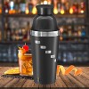 OGGI Dial A Drink Cocktail Shaker - Black, 15 Recipes, Built-in Strainer, 34 oz - 3 of 4