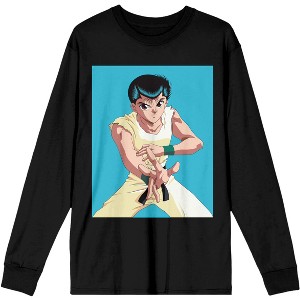 Yu Yu Hakusho Yusuke Urameshi Men's Black Graphic Tee - 1 of 2