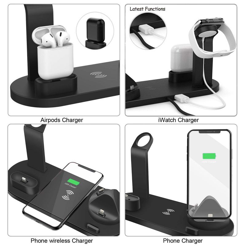 Trexonic Wireless 4 in 1 Multi-functional Charge Station Organizer, 3 of 6