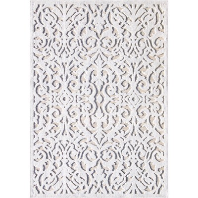 Lady Bird Blue Area Rug - My Texas House
