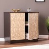 ORRD Two-Tone Accent Cabinet with Adjustable Shelves, Decorative Storage Cabinet with Double Doors for Living Room & Foyer - 2 of 4