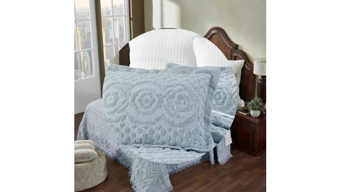 Heirloom Collection 100% Cotton Tufted Chenille Sham - Better Trends, 2 of 6, play video