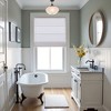 Dsvimoy Curtain Panel Galen Matte Cordless Roman Blind for Modern Living Spaces, White, 5.62"*9.25"*8.07" - 3 of 4