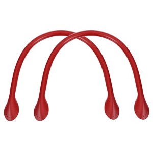 Unique Bargains Leather Handbag Replacement Purse Strap with Ear-Shaped End 2 Pcs - 1 of 4