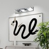 Modern Chrome LED Vanity Light 4-Light Wall Sconce Sleek Minimalist Design - 2 of 4