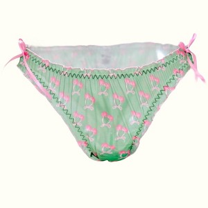 Milanblocks Summer Floral Fantasy Coquette Mesh Panty Set - 1 of 4
