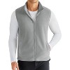COOFANDY Men's Polar Fleece Vest Lightweight Sleeveless Zip Up Jacket Casual Outerwear Outdoor Golf Vests - 4 of 4