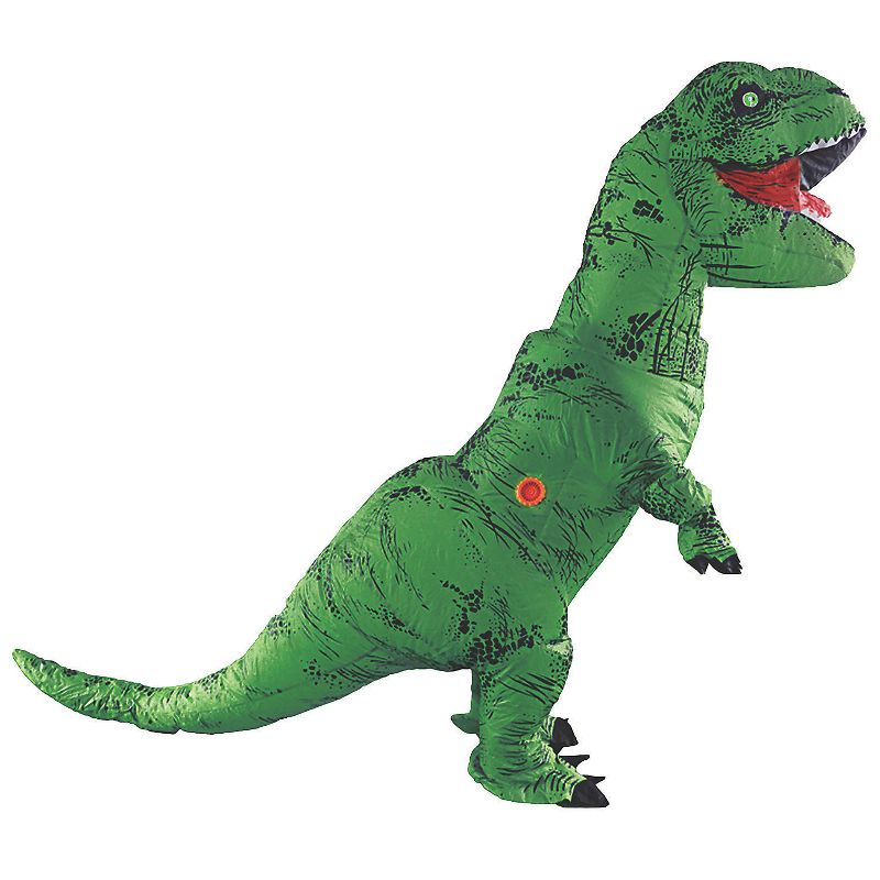 Halloween Express T-rex Inflatable Adult Ccostume - One Size Fits Most, 1 of 2