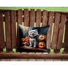 Tramull 14x14 Inch Halloween Throw Pillow, Indoor Outdoor Decorative Pet Theme Pillow - 4 of 4