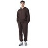 Future Planet Mens Globe Premium Fleece Lined Soft Cotton Pullover Hoodie Sweatshirt Loose Fit Globe Hoodie Cocoa - 3 of 4