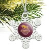 California State University Dominguez Hills Primary Logo Metal Snowflake Christmas Tree Holiday Ornament - image 2 of 3