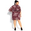 Women's Plus Size Lila Dress - oxblood | CITY CHIC - 2 of 4