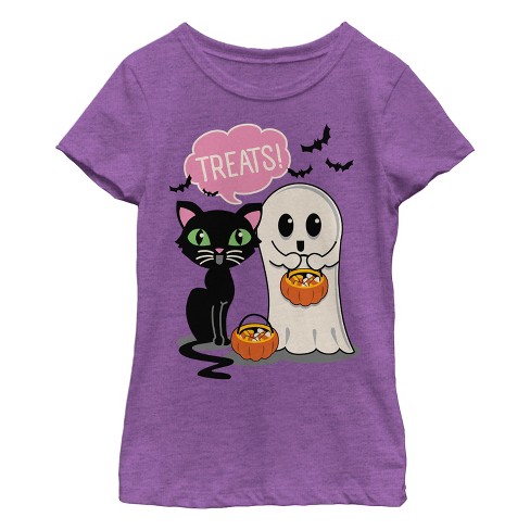 Girls store halloween shirts