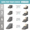 PetSafe Curved Dog Stairs – Foam Ramp for Small Pets, Non-Slip Ladder for Bed & Sofa with Waterproof Cover - 2 of 4