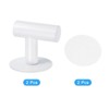 Unique Bargains Stainless Steel Waterproof Adhesive Decorative Hooks and Hangers 1.97" 2 Pcs - 3 of 4