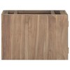 vidaXL Wall-mounted Bathroom Cabinet 23.6 in.x15.4 in.x15.7 in. Solid Wood Teak - 2 of 4